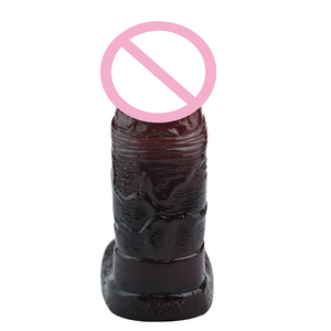 Großhandelspreis Wiederverwendbare Dunkle Silikon-Penisvergrößerungshülle für Eichel Verzögerungshülle für Ejakulation Sexspielzeug für Männer - Product Image 1