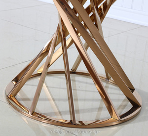 Tavolino d'Angolo di Lusso con Gambe <span class=keywords><strong>in</strong></span> Acciaio Inox Dorato e Piano <span class=keywords><strong>in</strong></span> <span class=keywords><strong>Marmo</strong></span>, <span class=keywords><strong>per</strong></span> Casa, Hotel e Ufficio - Product Image 2