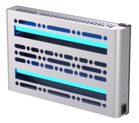 Lámpara Adhesiva para Insectos de Acero Inoxidable 201 X30EL, Trampa Eléctrica para Moscas de 395nm, Tabla de Pegamento para Control de Insectos, Fuente de Luz Interior