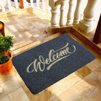 Tapis anti-poussière en polypropylène nettoyeur de chaussures anti-poussière tapis de porte à poils durs anti-dérapant pour cuisine et dans la porte et l'extérieur