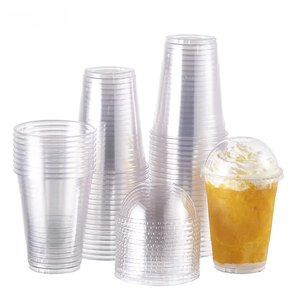 <span class=keywords><strong>F</strong></span> Logo personalizzato tazza usa e getta per animali domestici a parete singola frullato bevande fredde trasparente caff<span class=keywords><strong>è</strong></span> ghiacciato tazza di plastica 9oz 12oz 14oz 16oz 32oz taglie - Product Image 1