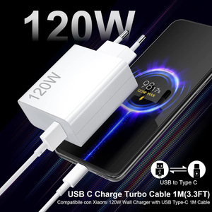 Chargeur mural super rapide avec affichage numérique standard or USB 120W 67W 33W US EU UK avec câble 6A type C pour <span class=keywords><strong>Xiaomi</strong></span> Mi 13 14 - Product Image 5