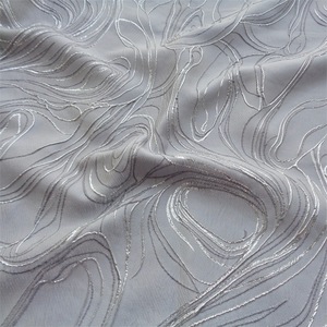 Mới Màu Rắn Lụa Sáng Cứu Trợ Ba Chiều Jacquade Yx2585 Châu Âu Và Mỹ Phong Cách Đơn Giản Thời Trang Ăn Mặc Vải - Product Image 4