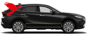 Couvercle de moulage de bande de carrosserie de panneau de porte latérale pour <span class=keywords><strong>Toyota</strong></span> Harrier <span class=keywords><strong>Venza</strong></span> XU80 2020-2025 - Product Image 3