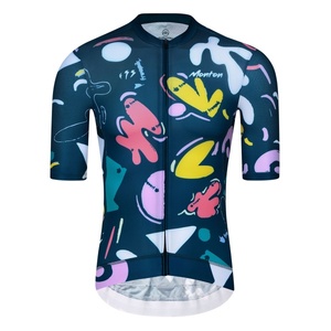 Maillot de cyclisme personnalisé par sublimation pour hommes, vêtements de cyclisme d'usine, haut de cyclisme sur route à manches courtes pour l'été, personnalisable avec marque privée - Product Image 1