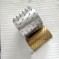 Rouleau de perforation / Rouleau de poinçonnage à aiguilles / Outils de machine de perforation pour anneaux de broches pour film plastique non tissé