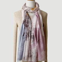 Écharpe en cachemire pour femme 200x70cm, châle pashmina 2-en-1 imprimé, léger, doux, chaud, pour l'automne et l'hiver, idéal pour le bureau, multi-usages, cadeau