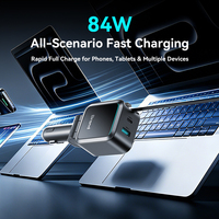 Chargeur de voiture rétractable 84W PD 3.0 en gros, adaptateur de charge rapide avec double câble, compatibilité universelle avec divers appareils, ODM