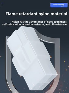 6.3 Otomotiv Konnektör Terminal Bloğu Konnektörü Kare Fiş Erkek Dişi Bağlantı Fişi 2 Delikli 3/4P Kablo Demeti Fişi - Product Image 4