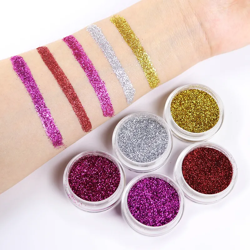 GP High quality water degraded Eco-friendly glitter Wholesale Grade A cellulose biodegradable Cosmetic Glitter Powder