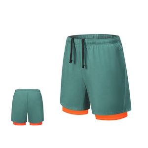Shorts de course 2 en 1 pour hommes, anti-transpiration, avec poche pour téléphone, vêtements de sport, shorts de <span class=keywords><strong>basket</strong></span>-ball, shorts de gym - Product Image 6