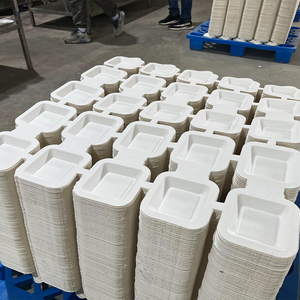 Automatico biodegradabile usa e getta piatto da tavola che fa macchina con canna da zucchero bagassa polpa - Product Image 3