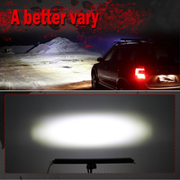 Barre lumineuse à LED super lumineuse et mince de 32 pouces, réflecteur 6D à une rangée, état neuf pour voitures camions ATV UTV 4WD