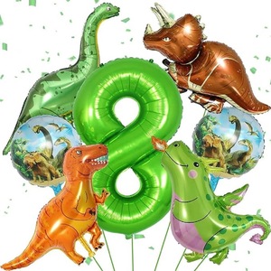 Giant Fire-Breathing Inflatable Dinosaur Number <strong>2</strong> <strong>Balloon</strong> 40 Inch Helium Foil Mylar Birthday Party Decoration - Product Image 4