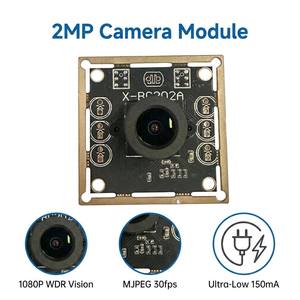Módulo de Cámara USB2.0 OEM ODM de 2 Megapíxeles, 1080P 30fps MJPEG/YUV, Sensor AR0230, Módulo de Mini Cámara WDR con 95 °   FOV - Product Image 1