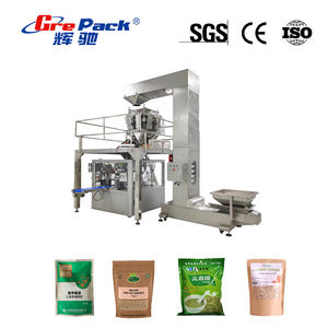 Máquina Empacadora Rotativa de Bolsas Preformadas Doypack para Granos, Máquina Automática para Empacar Galletas, Granos de Café, Dulces, Granulados, Pan Tostado - Product Image 1