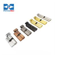 Haute qualité sécurité européenne Euro profil haute sécurité 60/65/70/80mm 6 broches laiton serrure cylindre maître clé Double serrure