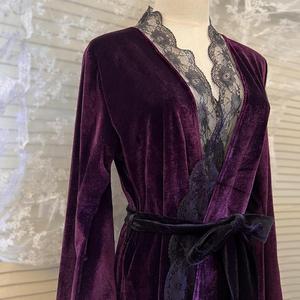 Pigiama Lungo in Velluto di Alta Qualità per Autunno e Inverno, Abbigliamento da Casa Sexy, Vestaglia Spessa Taglia Grande - Product Image 5