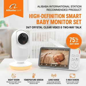 KT566W Tuya Smart WiFi Baby Monitor 5 Inch <b>IPS</b> 720P Screen with AI Motion Crying Detection and Night Light - Product Image 6