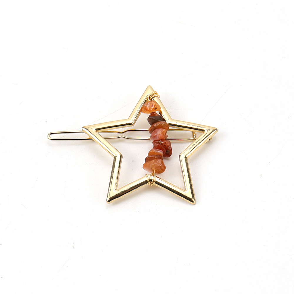 Gold+Red agate