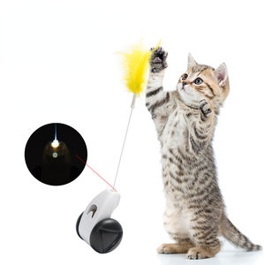 Jouets interactifs pour animaux de compagnie : Tumbler LED d'équilibre pour chat, jouet anti-ennui pour voiture, pour divertir votre chat - Product Image 4