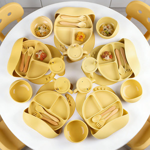 Juego <span class=keywords><strong>de</strong></span> Vajilla <span class=keywords><strong>de</strong></span> Silicona Personalizado a Precio <span class=keywords><strong>de</strong></span> Mayoreo, Libre <span class=keywords><strong>de</strong></span> BPA, Baberos <span class=keywords><strong>para</strong></span> Bebé, Plato con Succión, Juego <span class=keywords><strong>de</strong></span> Alimentación <span class=keywords><strong>de</strong></span> Silicona Reutilizable <span class=keywords><strong>para</strong></span> Bebé - Product Image 4