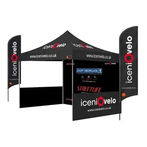 Özel büyük açık markalı 50mm ticari ticaret gösterisi katlanır büyük çadır pop up gazebo 20x10 3x6 10x20 10X20 gölgelik çadır