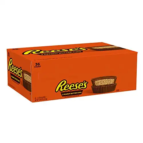 Reese's Peanut Butter Cups Chocolate Bulk Candy, Navios com Cool Packs, Pacotes de 1.5 Oz (Pacote de 36)