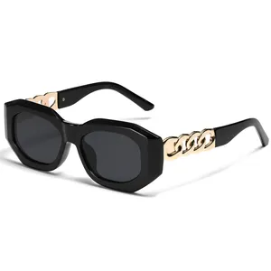 2022 New Mixed metal PC Hollow Out Frame Fashion Style Design PC Lens Men Women Hot Designer Sunglasses