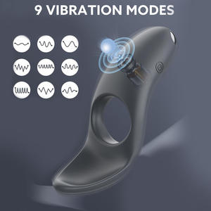 Hoogwaardige beste inverter waterdichte vloeibare frequentie siliconen seksvertraging ring massage vibrator - Product Image 3