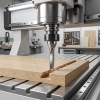BoMeiJK TCT 3 Flute Straight Slotting Cutter AlTin Tungsten Carbide Router Bit untuk Pemotongan Alur Kayu OEM/ODM Tersedia