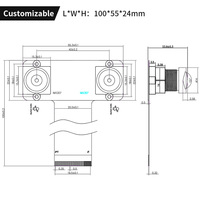 Module de caméra Full HD double 1080P avec large plage dynamique, vision nocturne Starlight, détection corporelle 3D et personnalisation pour témoignages