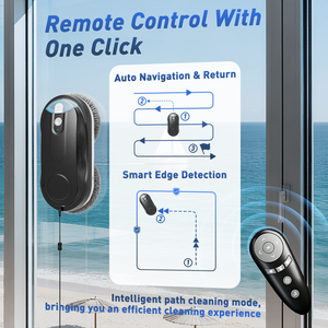 روبوت تنظيف النوافذ X3 للتنظيف الرطب والجاف بالشفط والمسح، متوفر للشحن المباشر في الولايات المتحدة وأوروبا - Product Image 5