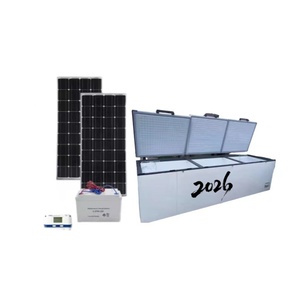 1688L <strong>Big</strong> Capacity DC <strong>Chest</strong> &amp; <strong>Deep</strong> <strong>Freezer</strong> Stainless Steel Solar Powered Energy Efficient - Product Image 1