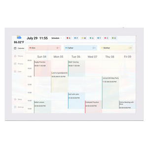 Tự Phát Triển Ứng Dụng LCD Hiển Thị 2GB 32GB Được Xây Dựng Trong Wifi 2.4G 5G <span class=keywords><strong>Android</strong></span> 10.1 OS Kỹ Thuật Số Lịch 10.1 - Product Image 3