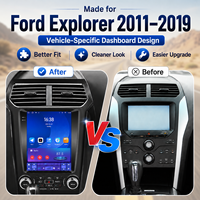 Autoradio Android OEM ODM 9,7 pouces avec GPS, CarPlay sans fil, Android Auto, écran tactile pour Ford Explorer 2011-2019