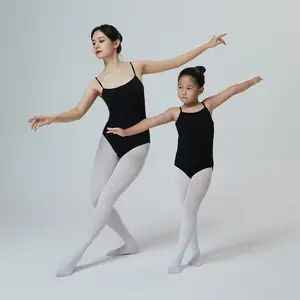 Wholesale High Quality 90D Nylon Spandex Kids Girls Children Women Adult White Black Pink Tan Full Footed Ballet Dance Tights