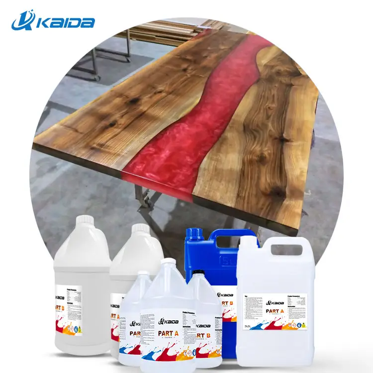 Epoxy Transparent Paint For Wood Table 2 In 1 Ab Glue On Wood Gallon/Spray Phenolic Cheap Epoxy Resin Coating