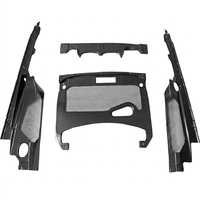 Kit de garnitures de compartiment moteur en fibre de carbone à isolation thermique, version améliorée, pour l'amélioration intérieure de la Lamborghini LP570