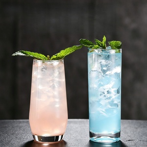 Vaso Collins de Vidrio Recto para Cócteles, Long Island Iced Tea, Gin Tonic, Mojito - Estilo Nórdico, Capacidad 200-300ml - Product Image 4