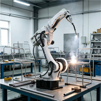 Cobot de soudage robotisé CNC à 6 axes haute performance, sans clôture requise, programmation facile, solution de soudage flexible, petit format