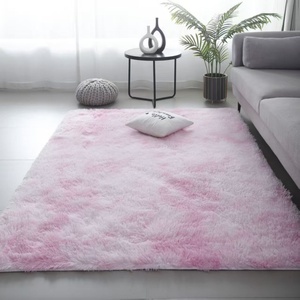 Dày có thể giặt cao đống tie-nhuộm sang trọng Thảm mềm polyester xù xì sàn Mat cho phòng ngủ phòng khách phòng trà Tatami nghiên cứu - Product Image 2