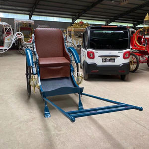 Nouveau style de rickshaw à chevaux à 2 roues à vendre, rickshaw japonais tiré à la main - Product Image 5