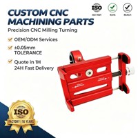 Support de téléphone portable en alliage d'aluminium usiné CNC sur mesure, usinage et tournage CNC de haute précision, support léger OEM/ODM