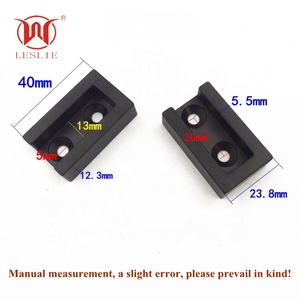 Tiges de placard plates, compatible avec Tube carré, pour meubles et vêtements - Product Image 2