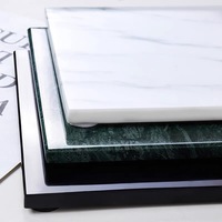 Planche à pâtisserie en marbre naturel pour la cuisine, table basse, présentoirs pour bibelots, planche de service pour le fromage et le gâteau