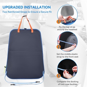 Organisateur de siège arrière de voiture en polyester multi-poches (4-7 compartiments) avec couleur personnalisée - Product Image 2