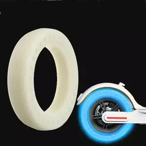 Nieuwe Afbeelding Blauw Fluorescerend Honingraat Massieve Banden 8.5 Inch Elektrische Scooter Banden Wiel Onderdeel Voor Xiaomi Mijia M365 E Scooter Band