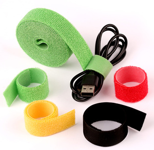 Cinta de Velcro sostenible Cinta de gancho y bucle Correa de Velcro personalizada 100% Cinta de velcro de nailon para zapatos - Product Image 5