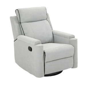 Fauteuil inclinable manuel en microfibre, style moderne et relaxant, à <span class=keywords><strong>angle</strong></span> réglable, <span class=keywords><strong>avec</strong></span> fonction bascule et pivotement – En promotion - Product Image 1